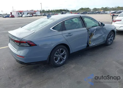 2025 Honda Accord Hybrid Ex-L из США, поврежденный, VIN 1HGCY2F69SA085450
